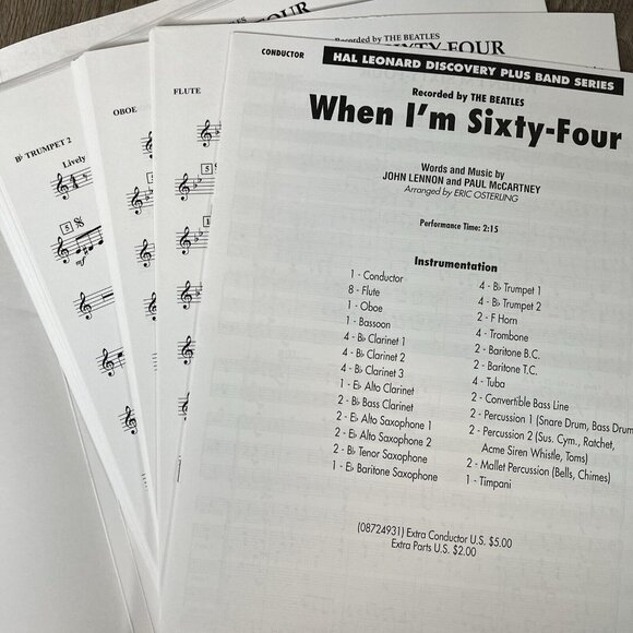 When I'm 64 - Discovery Plus Level 2 arranged by Eric Osterling Hal Leonard - Picture 6 of 6